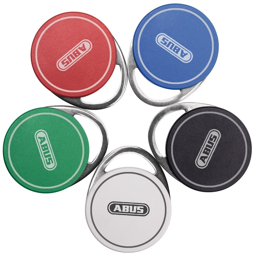Étiquette Mifare ABUS wAppLoxx WLX | colorée (lot de 5)