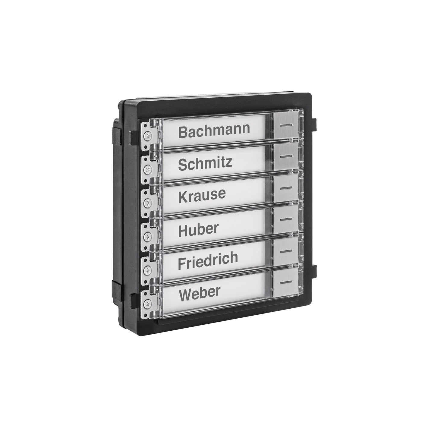 ABUS TVHS20020S - Klingeltasten-Modul (6 Tasten) für Türsprechanlage (Edelstahl)