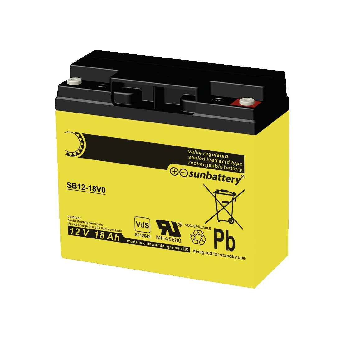 VdS-Notstromakku 12 V / 18 Ah | ABUS BT2190