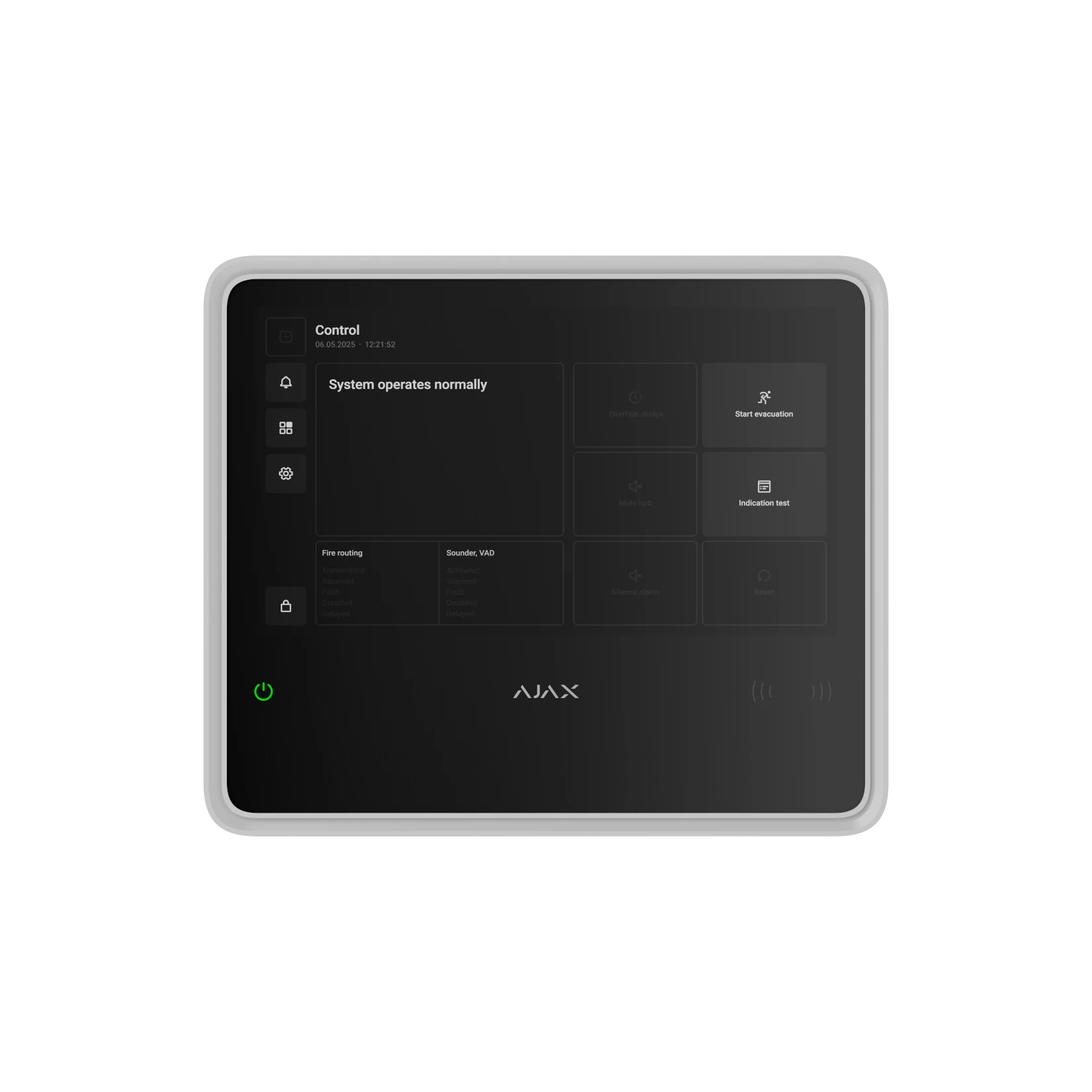 AJAX EN54 Funk-Alarmzentrale "Fire Hub" 4G (LTE)
