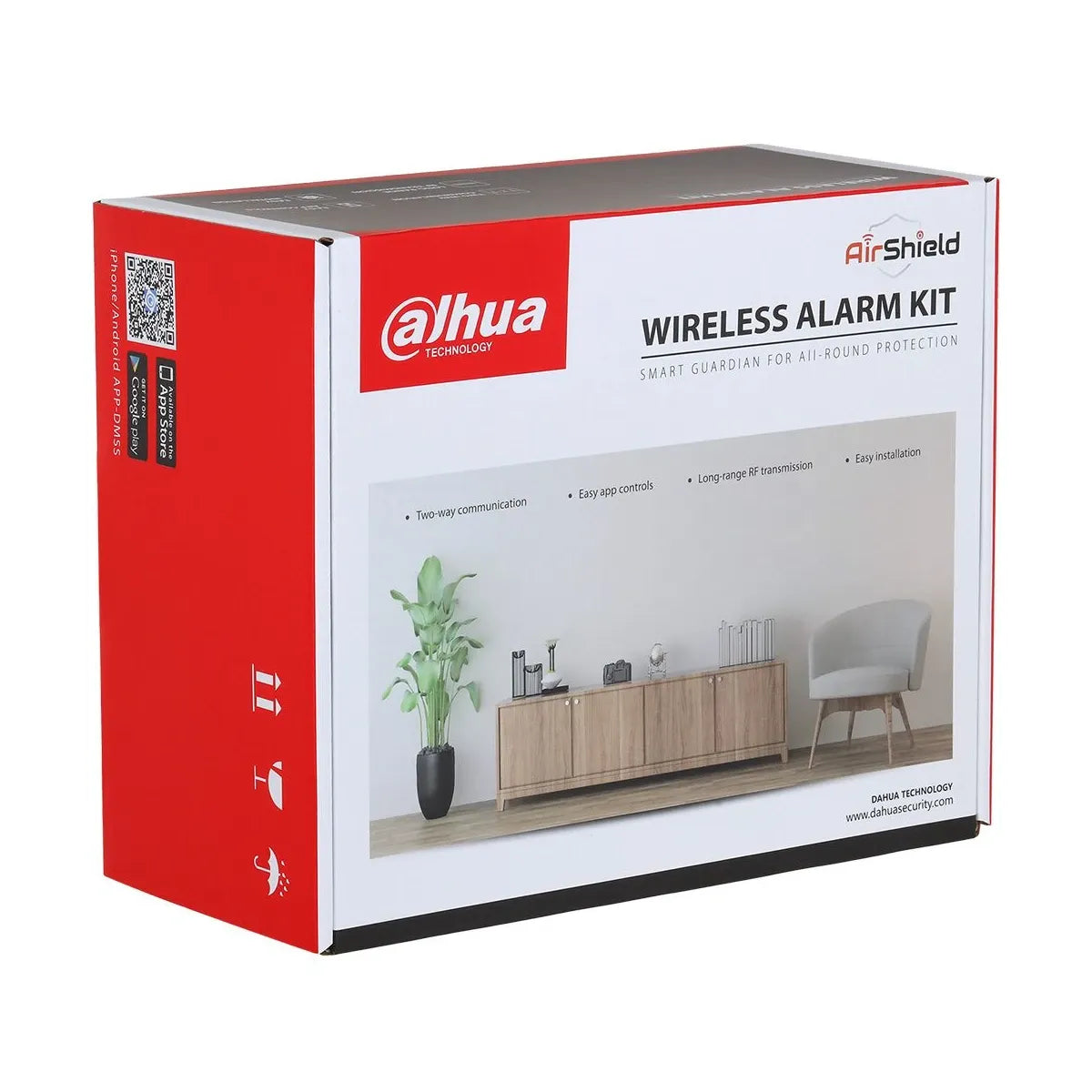 Dahua AirShield Funk-Alarmanlagen-Set ARC3800H-03-FW2-868