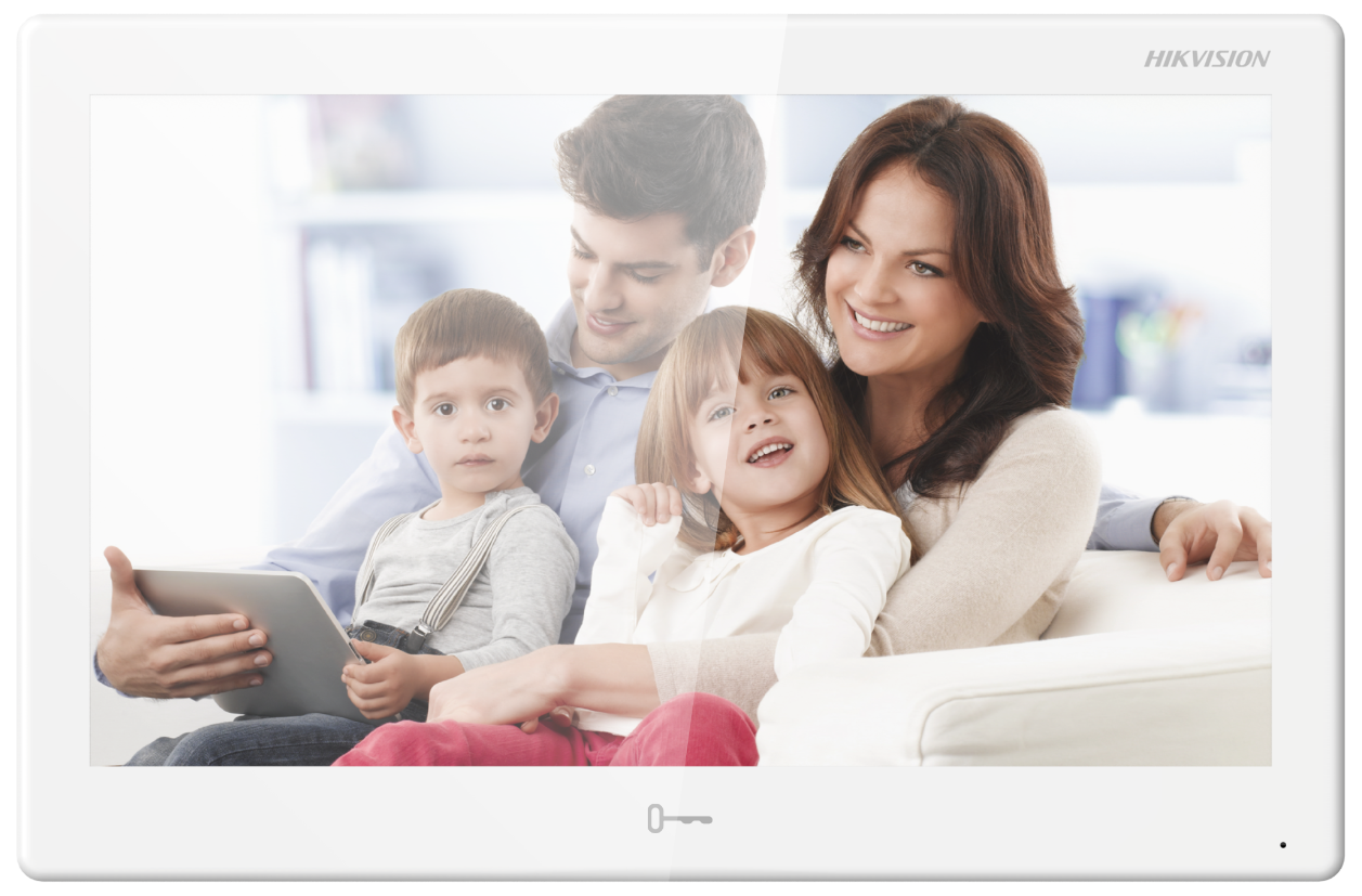 HIKVISION 10" IP Touch-Innenstation DS-KH9510-WTE1(B)