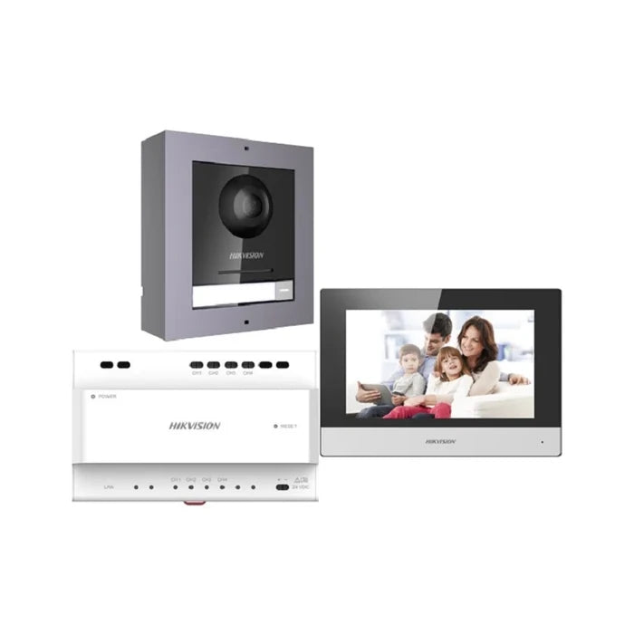 Hikvision Video-Türsprechanlage Set DS-KIS702Y