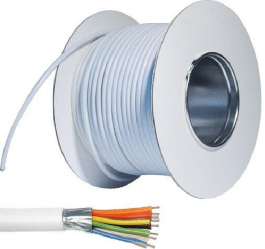 Alarmkabel 500 m Rolle, 8x 0,22 mm
