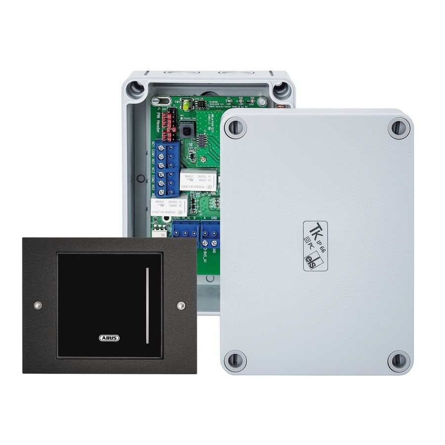 ABUS WLX Pro Wall Reader Set IP44 Industrial Intrusion schwarz