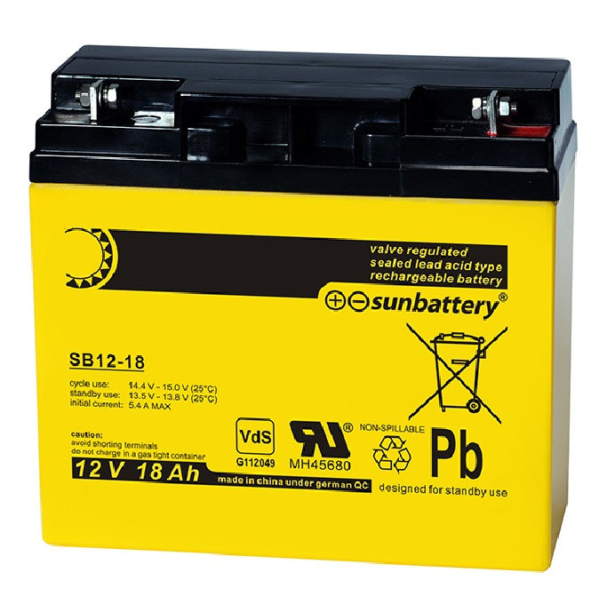 VdS-Notstromakku 12 V / 18 Ah | ABUS BT2190