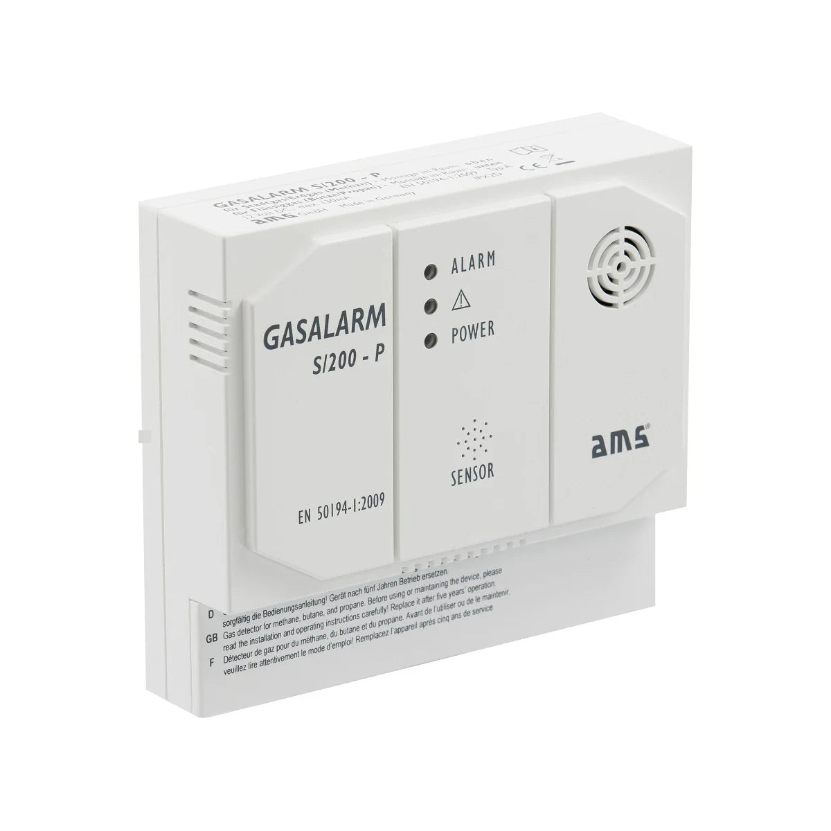 Allarme Gas AMS S/200-P, 230 Volt