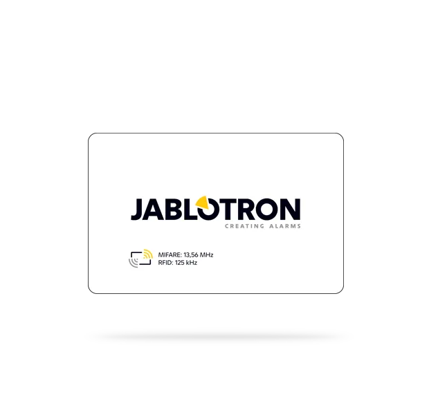 Carte transpondeur double RFID/Mifare Jablotron JA-193J