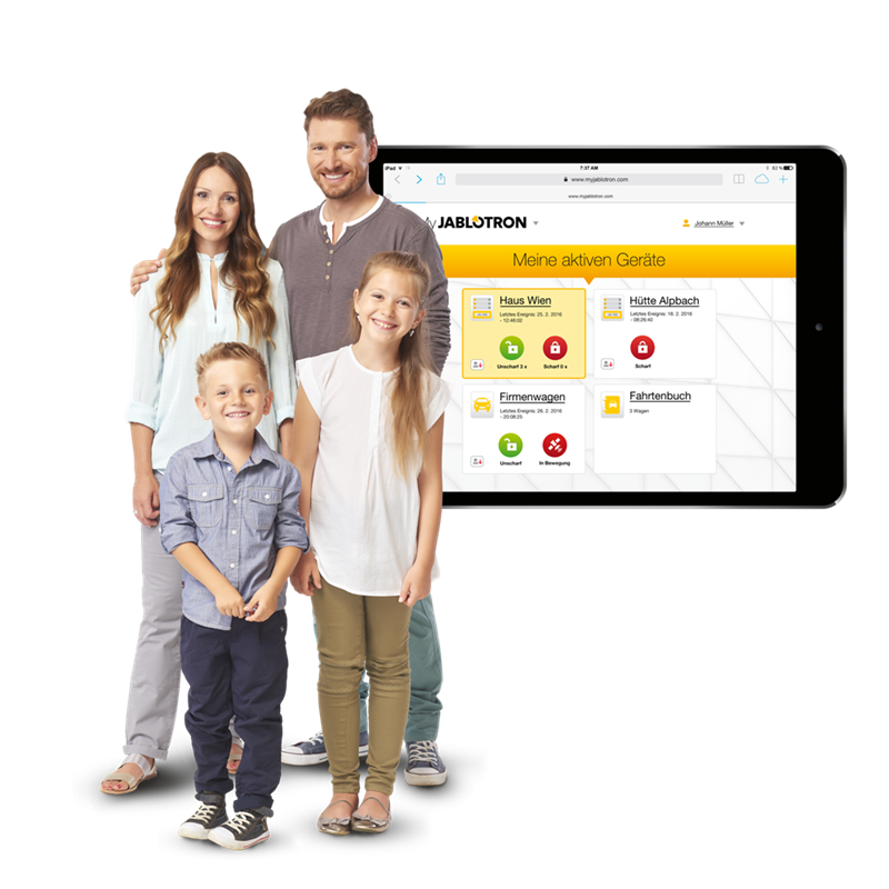 Jablotron Funk-PIR/MW-Bewegungsmelder JA-162PW (G) graue Linse