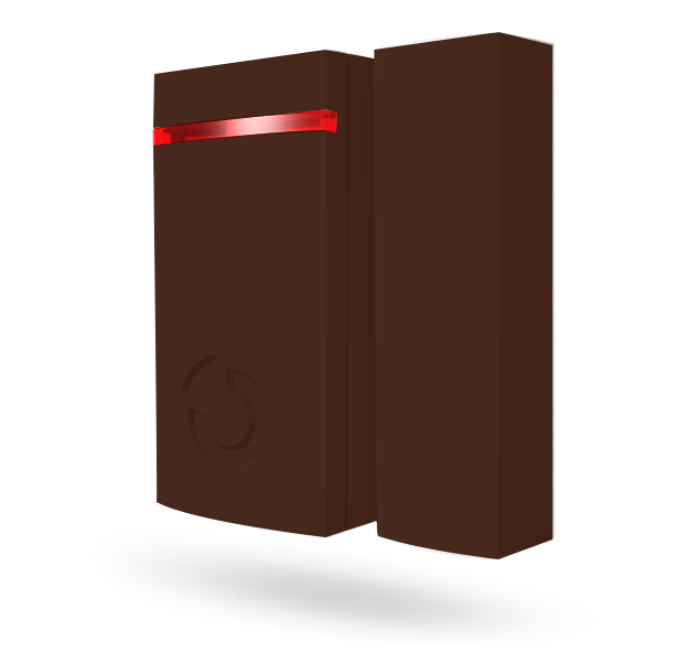 Jablotron Mini-Funk-Magnetkontakt JA-151MB, braun