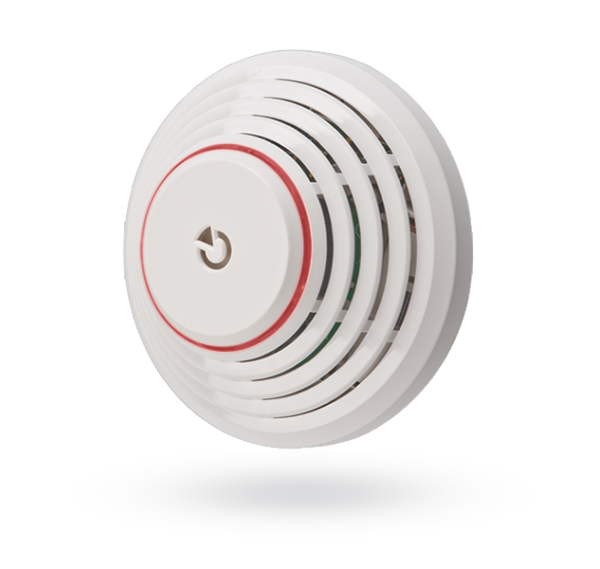 Détecteur de fumée et de chaleur sans fil Jablotron JA-151ST-A, compatible réseau, avec sirène